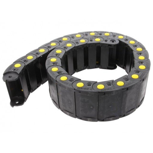 SR400062; Cable chain; Series: Medium; Bend.rad: 100mm; L: 1000mm; BREVETTI