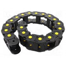 SR660A050100; Cable chain; Series: Medium; Bend.rad: 100mm; L: 1000mm; BREVETTI