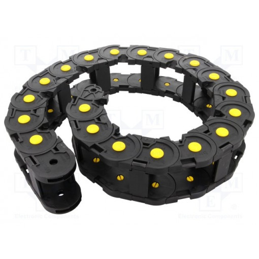 SR660A050100; Cable chain; Series: Medium; Bend.rad: 100mm; L: 1000mm; BREVETTI