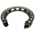 SR660A050200; Cable chain; Series: Medium; Bend.rad: 200mm; L: 1000mm; BREVETTI