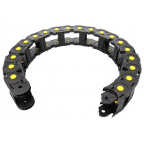 SR660A050200; Cable chain; Series: Medium; Bend.rad: 200mm; L: 1000mm; BREVETTI