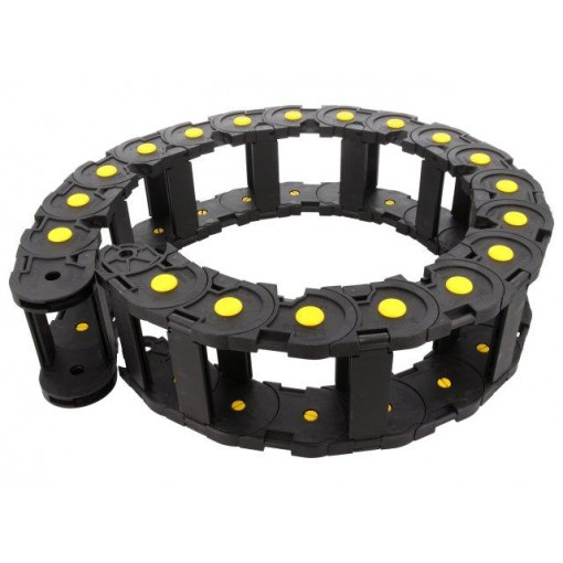 SR660A075150; Cable chain; Series: Medium; Bend.rad: 150mm; L: 1000mm; BREVETTI