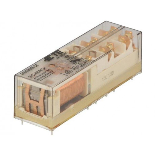 8-1415537-0; Relay: electromagnetic; NC x2 + NO x4; Ucoil: 24VDC; 8A; safety; TE Connectivity