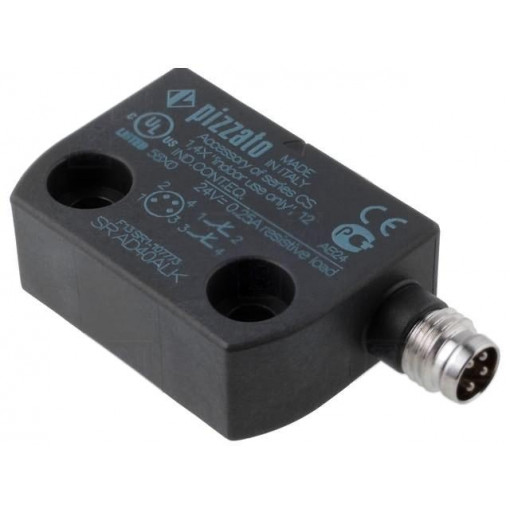 SR AD40ALK; Safety switch: magnetic; Series: SR-A; Contacts: NC x2; IP67; 5mm; PIZZATO ELETTRICA