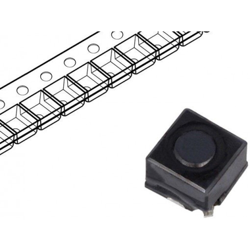 SRR0604-102KL; Inductor: wire; SMD; 1000uH; 120mA; 6.1Ω; 6.5x6.5x4.8mm; ±10%; BOURNS