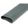 SRT18; Insulating tube; Mat: silicone; light grey; -30÷200°C; Øint: 18mm; FIX&FASTEN