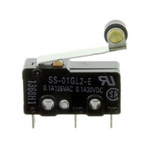 SS-01GL2; Microswitch SNAP ACTION; with lever (with roller); SPDT; Pos: 2; OMRON OCB