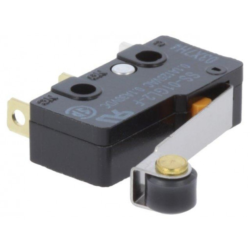 SS-01GL2-F; Microswitch SNAP ACTION; with lever (with roller); SPDT; Pos: 2; OMRON OCB