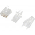 SS-39100-008; Plug; RJ45; PIN: 8; Layout: 8p8c; IDC,crimped; for cable; BEL FUSE