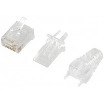 SS-39100-008; Plug; RJ45; PIN: 8; Layout: 8p8c; IDC,crimped; for cable; BEL FUSE