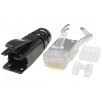 SS-39200-030; Plug; RJ45; PIN: 8; shielded; Layout: 8p8c; IDC,crimped; for cable; BEL FUSE