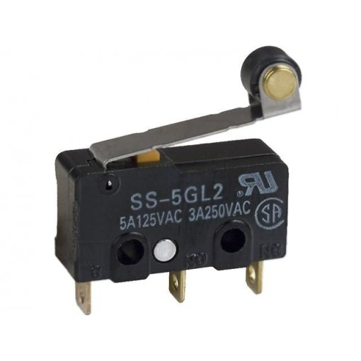SS-5GL2; Microswitch SNAP ACTION; with lever (with roller); SPDT; Pos: 2; OMRON OCB
