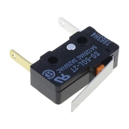 SS-5GL2T; Microswitch SNAP ACTION; with lever (with roller); SPDT; Pos: 2; OMRON OCB