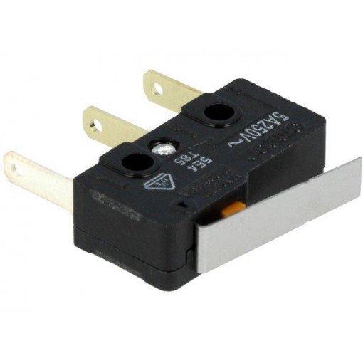 SS-5GLT; Microswitch SNAP ACTION; with lever; SPDT; 5A/125VAC; ON-(ON); OMRON OCB