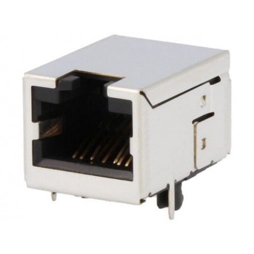 SS-60000-009; Socket; RJ45; PIN: 8; Cat: 6; shielded; Layout: 8p8c; THT; on PCBs; BEL FUSE