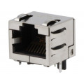 SS-60300-002; Socket; RJ45; PIN: 8; Cat: 6a; shielded; Layout: 8p8c; THT; on PCBs; BEL FUSE