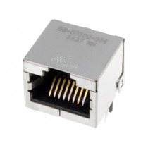 SS-60300-004; Socket; RJ45; PIN: 8; Cat: 6a; shielded; Layout: 8p8c; THT; on PCBs; BEL FUSE SS-60300-004; Socket; RJ45; PIN: 8; Cat: 6a; shielded; Layout: 8p8c; THT; on PCBs; BEL FUSE