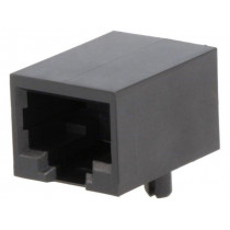 SS-6488-NF; Socket; RJ45; PIN: 8; Layout: 8p8c; THT; on PCBs; angled; BEL FUSE