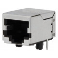 SS-6488S-A-NF; Socket; RJ45; PIN: 8; shielded; Layout: 8p8c; THT; on PCBs; angled; BEL FUSE