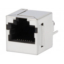 SS-650810S-A-FLS; Socket; RJ45; PIN: 8; shielded; Layout: 8p8c; THT; on PCBs; straight; BEL FUSE