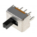 SS008B-02P-22; Switch: slide; Pos: 2; DPDT; 0.3A/30VDC; ON-ON; Mounting: THT; 50mΩ; CANAL ELECTRONIC
