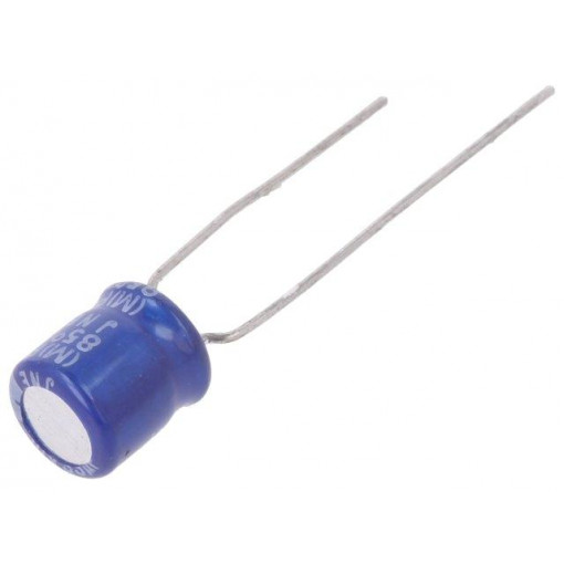 SS1H336M6L007PA580; Capacitor: electrolytic; THT; 33uF; 50VDC; Ø6.3x7mm; Pitch: 5mm; SAMWHA