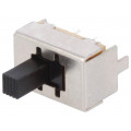 ; Switch: slide; Pos: 2; DPDT; 0.5A/50VDC; ON-ON; Mounting: THT; NINIGI