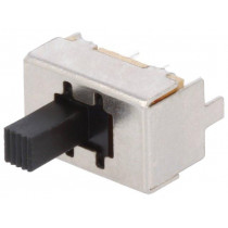 ; Switch: slide; Pos: 2; DPDT; 0.5A/50VDC; ON-ON; Mounting: THT; NINIGI