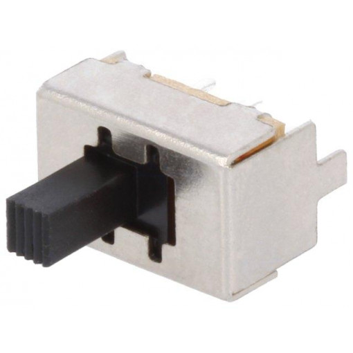 ; Switch: slide; Pos: 2; DPDT; 0.5A/50VDC; ON-ON; Mounting: THT; NINIGI