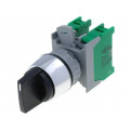 SS30-2/O BK, 1-0-2 3POSITION; Switch: rotary; Stabl.pos: 3; NO x2; 30mm; black; IP65; Pos: 3; Ø30mm; AUSPICIOUS SS30-2/O BK, 1-0-2 3POSITION; Switch: rotary; Stabl.pos: 3; NO x2; 30mm; black; IP65; Pos: 3; Ø30mm; AUSPICIOUS