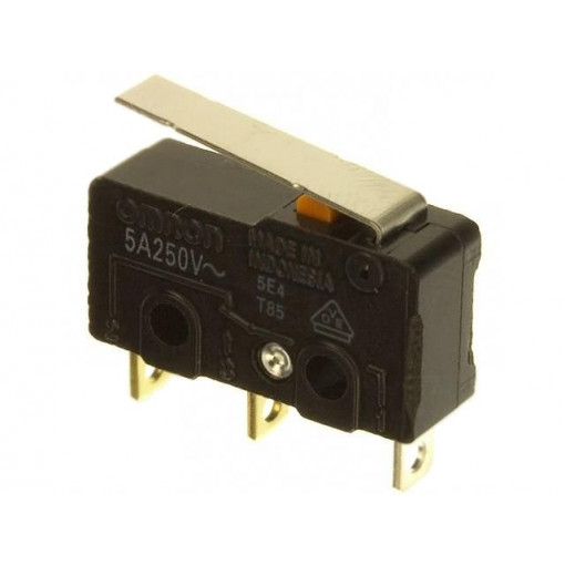 SS-5GL-F; Microswitch SNAP ACTION; with lever; SPDT; 5A/250VAC; ON-(ON); OMRON OCB