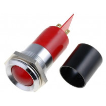 SSBD22H0289; Indicator: LED; recessed; 230VDC; 230VAC; Cutout: Ø22.2mm; IP67; SIGNAL-CONSTRUCT
