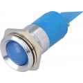 SSBD22H4249; Indicator: LED; recessed; 24÷28VDC; 24÷28VAC; Cutout: Ø22.2mm; IP67; SIGNAL-CONSTRUCT