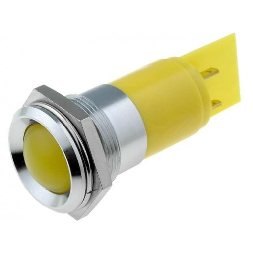 SSBD22H1249; Indicator: LED; recessed; 24÷28VDC; 24÷28VAC; Cutout: Ø22.2mm; IP67; SIGNAL-CONSTRUCT