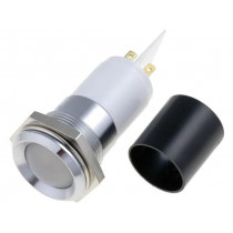 SSBD22H6289; Indicator: LED; recessed; 230VDC; 230VAC; Cutout: Ø22.2mm; IP67; SIGNAL-CONSTRUCT
