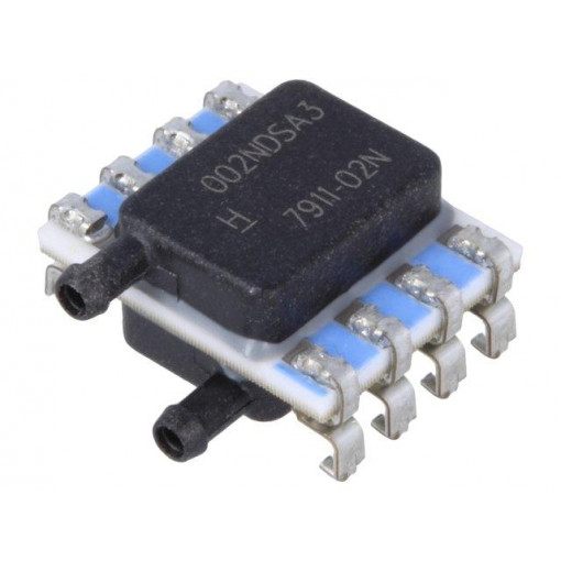 SSCMRRN002NDSA3; Sensor: pressure; Range: ±2 in H2O; differential; Output conf: SPI; HONEYWELL