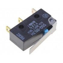 SSG-01L1H; Microswitch SNAP ACTION; with lever; SPDT; 0.1A/125VAC; ON-(ON); OMRON OCB