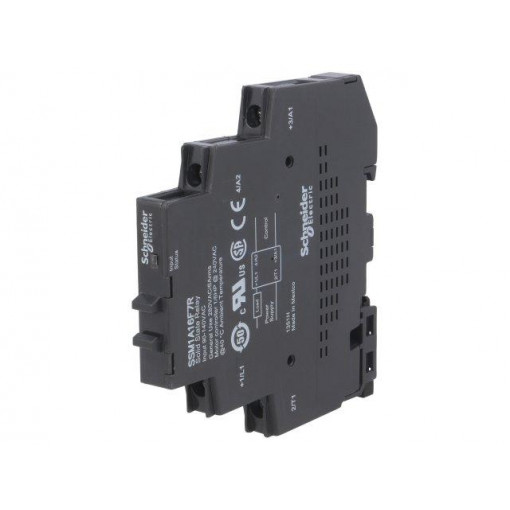 SSM1A16F7R; Relay: solid state; Ucntrl: 90÷140VAC; 6A; 24÷280VAC; DIN; 12mm; SCHNEIDER ELECTRIC
