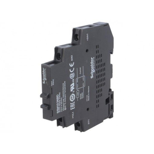 SSM1D36BD; Relay: solid state; Ucntrl: 4÷32VDC; 6A; 1÷100VDC; DIN; Series: SSM; SCHNEIDER ELECTRIC