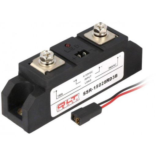 SSR-15028RD3B; Relay: solid state; Ucntrl: 4÷32VDC; 150A; 24÷280VAC; Series: SSR-R; QLT POWER SSR-15028RD3B; Relay: solid state; Ucntrl: 4÷32VDC; 150A; 24÷280VAC; Series: SSR-R; QLT POWER