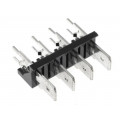 XY256V-A(7.62)-4PIN; Terminal: spade terminal strip; 6.3mm; THT; 250V; straight; ways: 4; XINYA