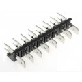 XY256V-A(7.62)-8PIN; Terminal: spade terminal strip; 6.3mm; THT; 250V; straight; ways: 8; XINYA