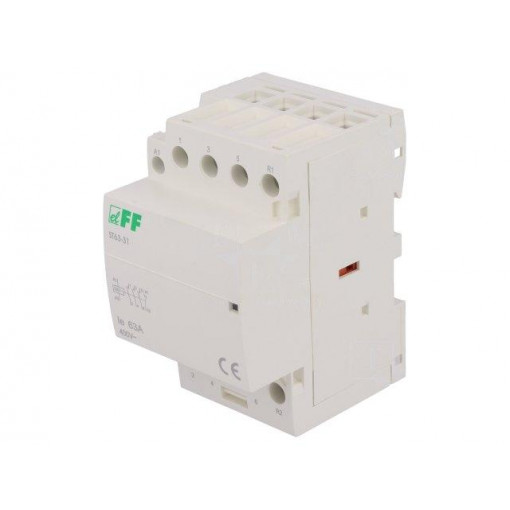ST63-31; Contactor: 4-pole installation; NC + NO x3; 230VAC; 63A; DIN; F&F