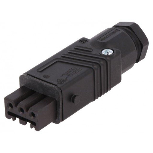 932140100 STAK 3 N SCHWARZ; Connector: rectangular; ST; plug; female; PIN: 3; tinned; IP54; 16A; HIRSCHMANN 932140100 STAK 3 N SCHWARZ; Connector: rectangular; ST; plug; female; PIN: 3; tinned; IP54; 16A; HIRSCHMANN