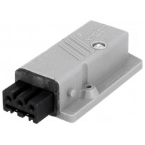 932513106 STAKAP 3 N; Connector: rectangular; ST; socket; female; PIN: 3; tinned; IP54; 16A; HIRSCHMANN 932513106 STAKAP 3 N; Connector: rectangular; ST; socket; female; PIN: 3; tinned; IP54; 16A; HIRSCHMANN