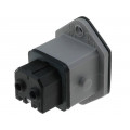 930647106 STAKEI 2; Connector: rectangular; ST; socket; female; PIN: 2; tinned; IP54; 16A; HIRSCHMANN