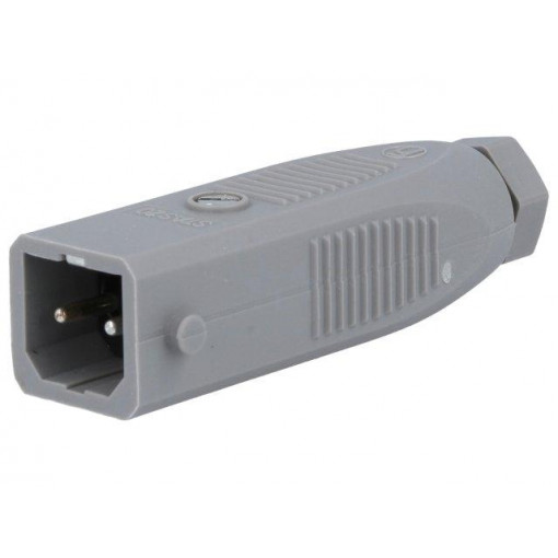 931265106 STAS 20; Connector: rectangular; ST; plug; male; PIN: 2; with cable clamp; HIRSCHMANN 931265106 STAS 20; Connector: rectangular; ST; plug; male; PIN: 2; with cable clamp; HIRSCHMANN