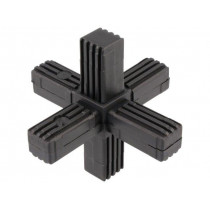 430041; Mounting coupler; for profiles; Mat: polyamide; -30÷100°C; I: 56mm; ELESA+GANTER