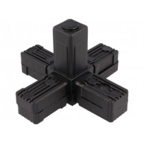 430136; Mounting coupler; for profiles; Mat: polyamide; -30÷100°C; I: 77mm; ELESA+GANTER