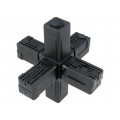 430141; Mounting coupler; for profiles; Mat: polyamide; -30÷100°C; I: 77mm; ELESA+GANTER 430141; Mounting coupler; for profiles; Mat: polyamide; -30÷100°C; I: 77mm; ELESA+GANTER